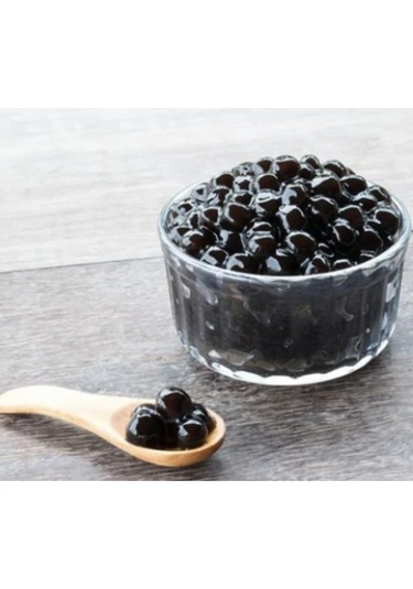 Ejder Ateşi 1 KG Tapyoka Incileri ve 25 Adet Kalın Pipet/Bubble Tea/Tapioca Pearls/Boba Tea/Bubble Tea