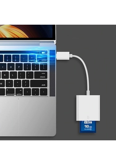 Usb Type C Sd Hafıza Kart Okuyucu Kamera Kart Okuyucu
