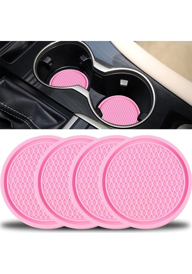 Padalink Araç İçin Pvc Isı Yalıtımlı Kaymazsız Bardak Altlığı - Kırmızı Honeli, Dayanıklı Ve Kompakt - Direk Fabrika Satışı