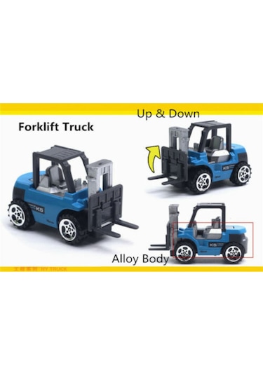 Birlik Oyuncak Alloy Model 1 64 Ölçek 6'lı İnşaat Araçları Seti