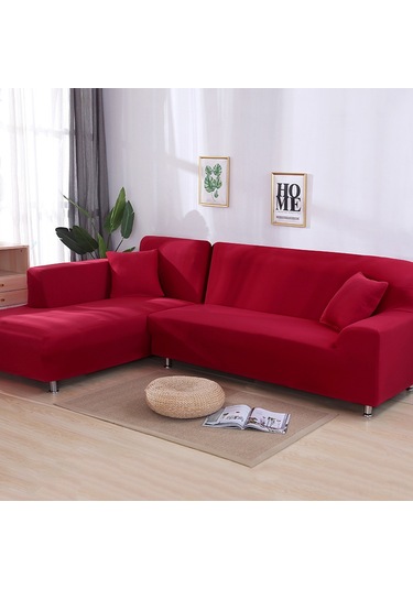 Mufunye Ev Konforu İçin Esnek Koltuk Kılıfı - 90-140cm, Kırmızı, Dayanıklı Malzeme, Tüm Mevsimler İçin Uygun DiğER