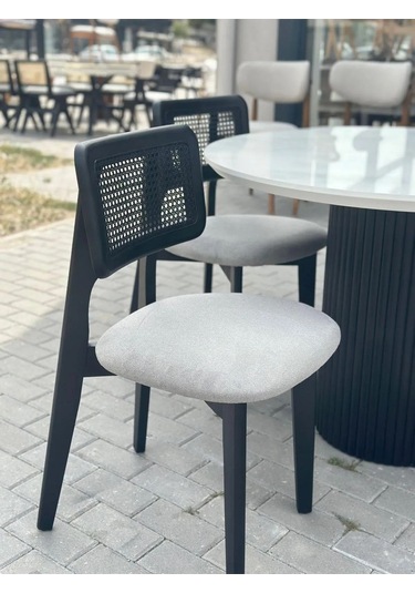 Hazeran Mutfak Masa Sandalye Takımı, Salon Takımı, Yemek Odası Takımı Siyah