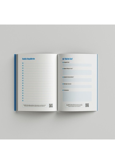 Özel Seri Kudüs Ajandası Çok Renkli