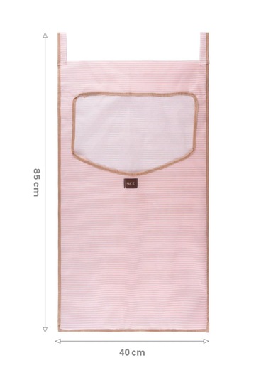 Kapı Arkası Kirli Çamaşır Sepeti I Temiz Çamaşır Sepet Pembe