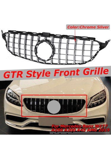 Mercedes W205 Gtr Amg Ön Panjur Izgara 2015-2018 Arası