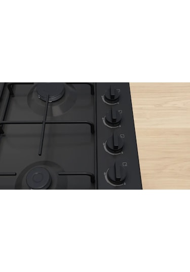 Bosch PBP6C6K80O 60 CM Gazlı Ocak Siyah