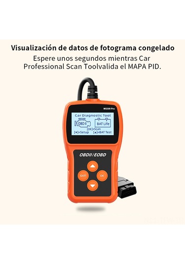 Tenfowee Ms309pro Araç Tanı Aracı: Oku/sil Kod, Akü Testi, Gerçek Zamanlı Veri, Çoklu Dil Ve Ölçüm Ayarları