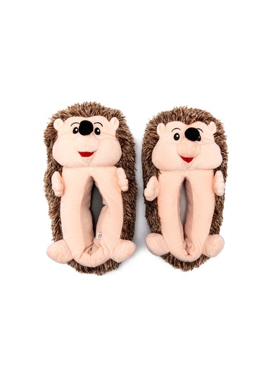 Lisi Kadın, Garson Boy Hayvanlı Panduf Kahverengi 36/41 Kahverengi