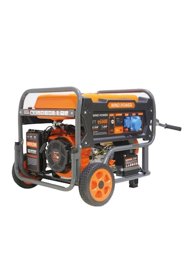 Windpower PT 7500E-3 İpli  Marşlı Monofaze 380 V-400 V Jeneratör