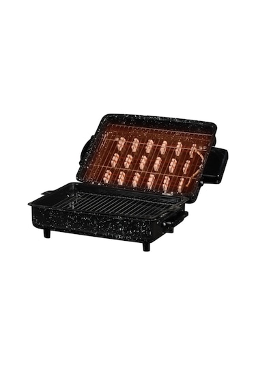Uzel Anello Gelincik Elektrikli Izgara Tel Rezistanslı Barbekü ( 34 x 24 x 19 CM)