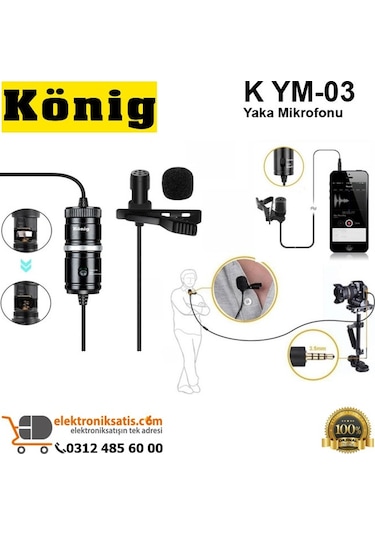 König K Ym 03 Yaka Mikrofonu