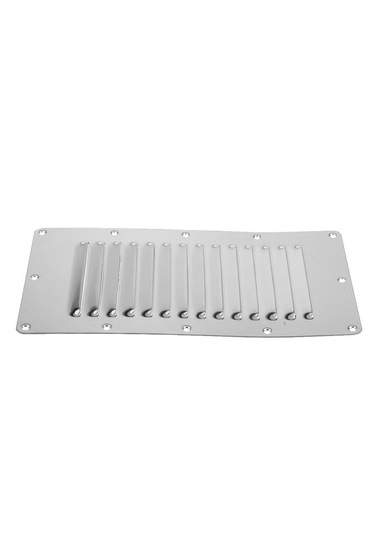 2 Adet Havalandırma Kapağı. 14'lü Model 125x230mm. Paslanmaz Krom