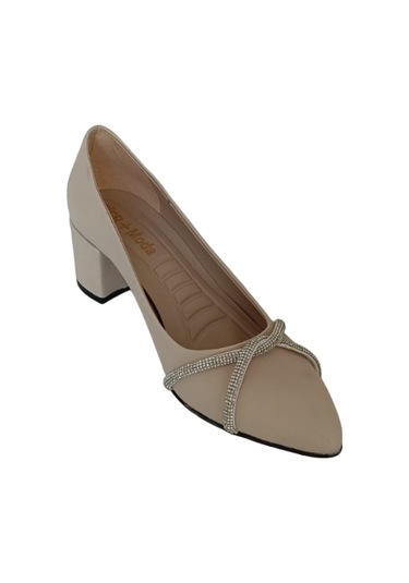 Scoperta Taş Desenli 5 Cm Topuklu Kadın Ayakkabı 001