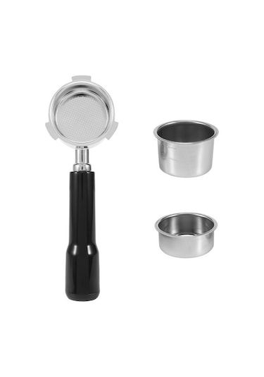 Metabagua Delonghi Ec685 Için 2 Stil Kahve Tozu Kasesiyle Portafilter 51mm 8vaput Siyah