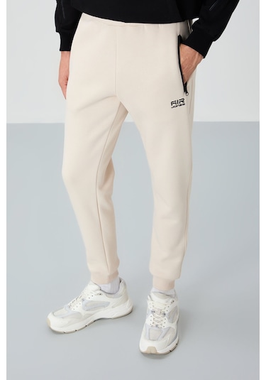 Tommy Life Cesar Bej Cepli Şardonlu Erkek Eşofman Alt - 84929 Bej