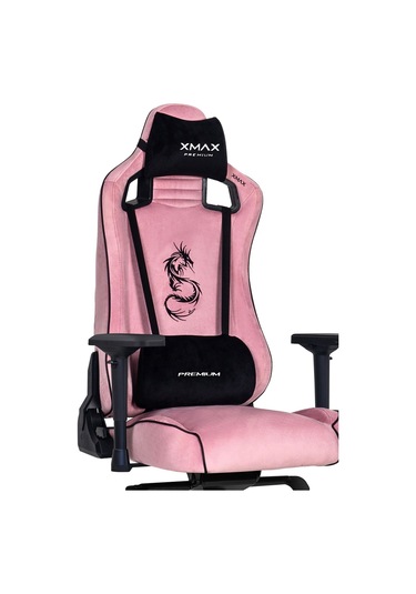 Pro Ayak Uzatmalı Kol Pedli Maximus Pembe Oyuncu Koltuğu -2 Pembe