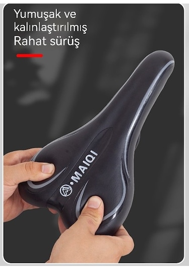 Fochsia Kırmızı Stil Dağ Bisikleti Şok Emici Hollow Bisiklet Koltuk Yolu Bisikleti Sillin Bici Altın