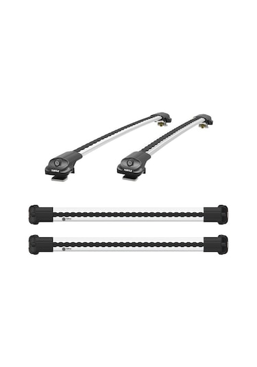 Hyundai Santa Fe 2001-2006 Uyumlu Turtle Air-1 Full Kit Tavan Ara Atkı Seti 82-82cm Gri