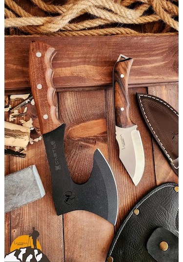 Outdoor Balta Bıçak Seti Kamp Baltası Bıçağı Nacak Budama X