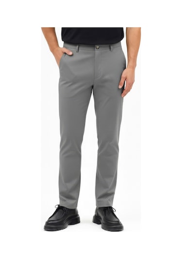 Erkek Motion Streç Kumaş Relaxed Beli Lastikli Jogger Pantolon Koyu Gri M701-r0140002-04 Koyu Gri