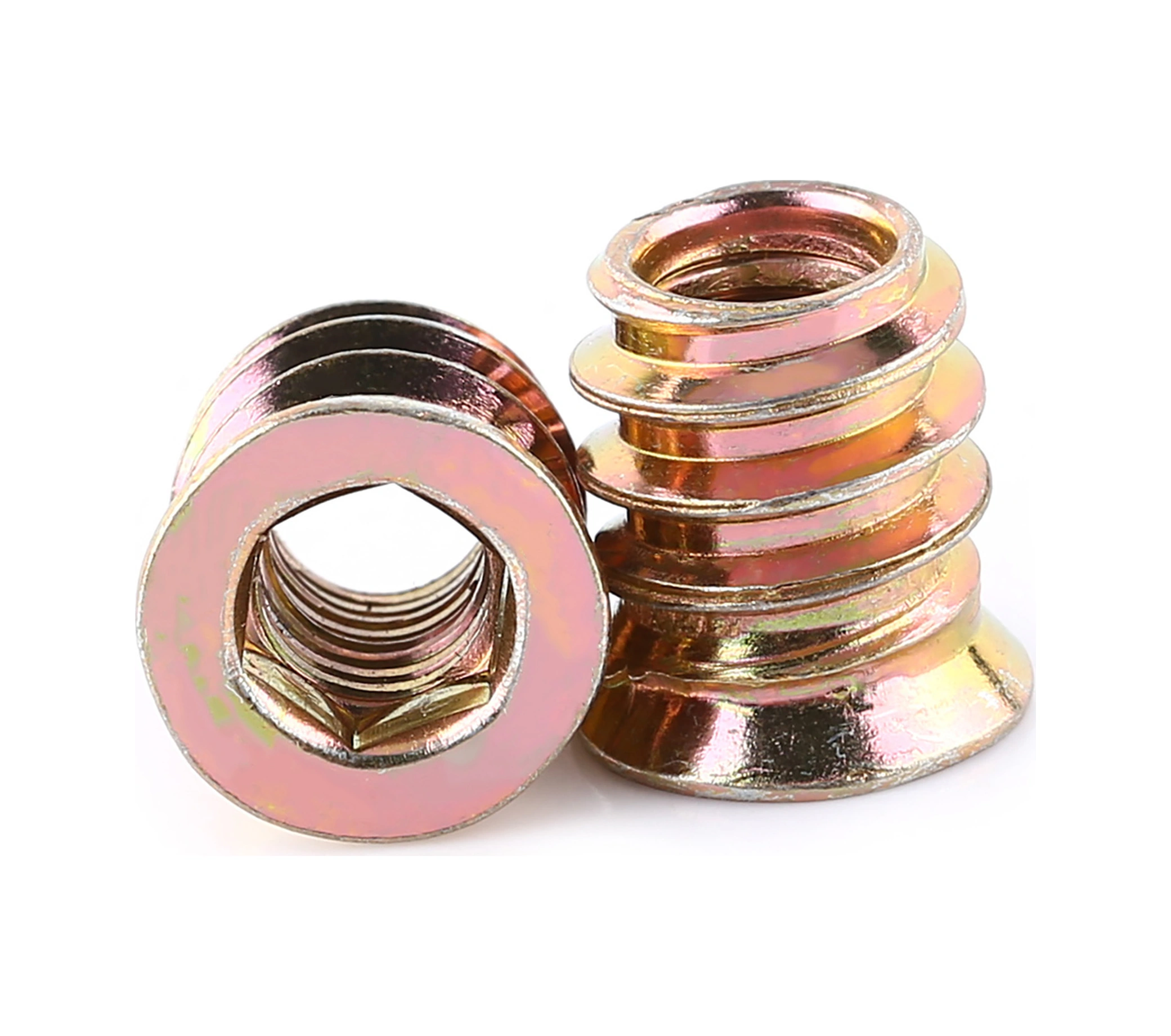 Tenfowee Ahşap İşçilik İçin Çelik Konik Somun, Dış Dişli İç Sekizgen, Pas Koruyucu, 20 Adet M8 13mm Diğer