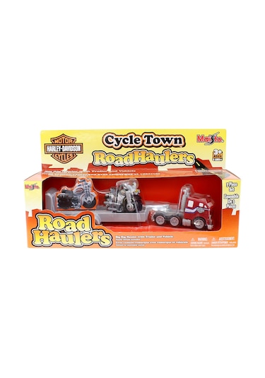 Maisto Harley Davidson Cycle Town Haulers Tır Kırmızı