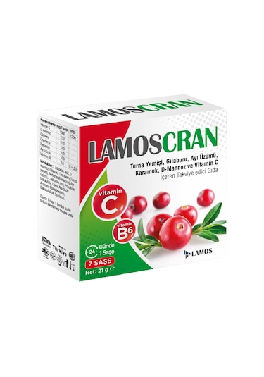 Lamos Lamoscran Vitamin C Vitamin B6 7 Şase 21 G