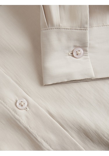 Jack & Jones Kadın Modal Gömlek - Fie - 12270927 Feather Gray