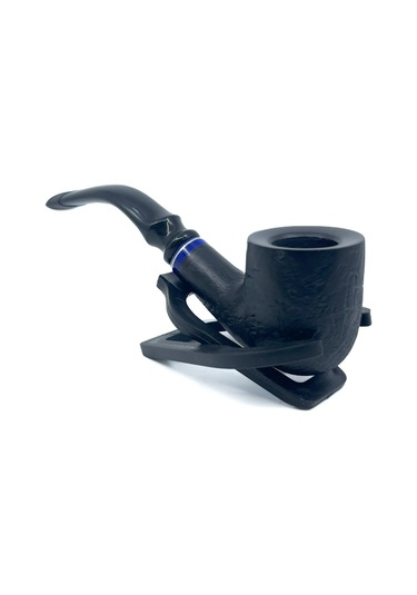 Dapper Bent Billiard Briar Gül Kökü 9 Mm Filtreli El Yapımı Pipo - 2638