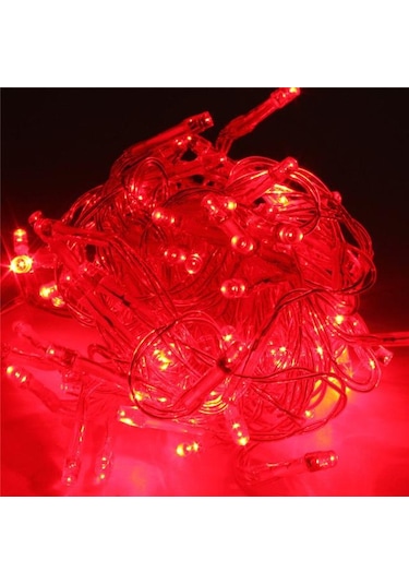 Kırmızı 1000/500/300/200/100leds Işık Dize Peri Işıkları Açık Su Geçirmez 8 Modları Işık Noel Partisi Dekoratif Led Işık 56921330 Kırmızı