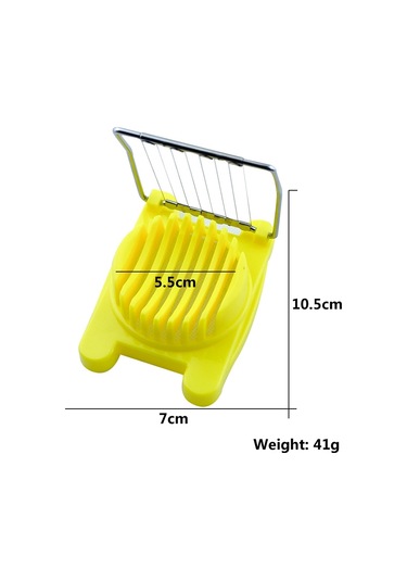 Cbtx Çok Fonksiyonlu Paslanmaz Çelik Yumurta Korunmuş Yumurta Dilimleyici Fantezi Splitter Mutfak Malzemeleri Yumurta Kesme Aletleri Sarı