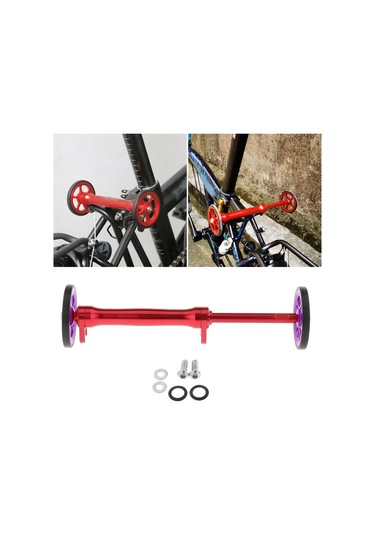 Suntek Katlanır Bisikletler Kolay Tekerlekler Ara Kırmızı-Mor Kırmızı - Mor