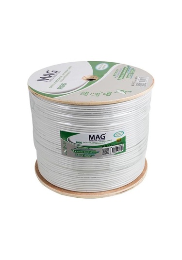 Mag Rg59 Fa Mini Dual Bitişik Kablo 300 Mt