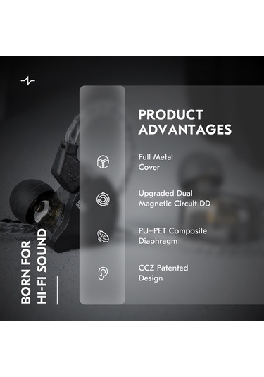 Yaozixa Ccz Solo Kablolu Dinleyici: Girişli Tip, Hıfı Ses Kalitesi, Gürültü Engelleme, Mikrofonlu, Siyah - Spor Ve Müzik Severler İçin