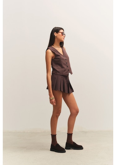 Muggo Paradise Hakiki Deri Kalın Taban Günlük Casual Makosen Kadın Loafer Ayakkabı Kahve Süet Muggo Paradise Hakiki Deri Kalın Taban Günlük Casual Makosen Kadın Loafer Ayakkabı Kahve Süet