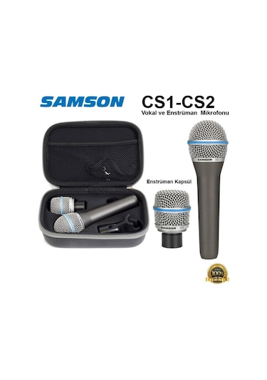 Samson Cs1/cs2 Vokal ve Enstrüman Mikrofonu