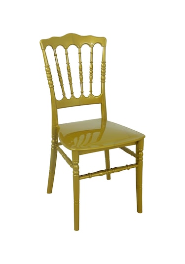 Luna Silver Sandalye Napolyon Gold