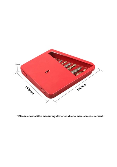 Neevoyu 10'lu Set: Hss Materyal Tornavida Çıkarıcı Ve Delme Uçları, Siyah Kutuda, Metal Vida Tamiri Araçları