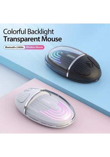 Cbtx Dux Ducıs CM Serisi Şeffaf Kablosuz 2 Modlu Bluetooth Mouse
