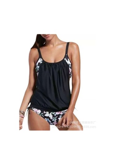 Geeroyoo 2021 Büyük Beden Kadın Bikini Seti: Çiçek Desenli Etekli Yüzme Kıyafeti, Hafif Ve Dayanıklı, Seyahat İçin İdeal Diğer