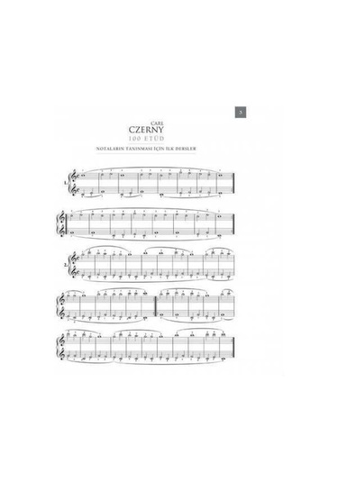Bemol Yn. Czerny Piyano Kitabı Op.599
