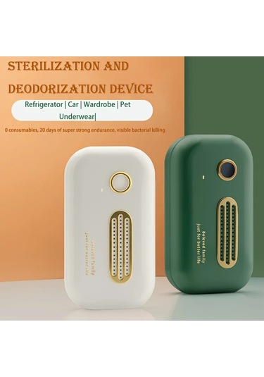 Fochsia Usb Şarjlı 1200mah Ozonlu Hava Temizleyici Beyaz - Buzdolabı Araç Oda Koku Giderici