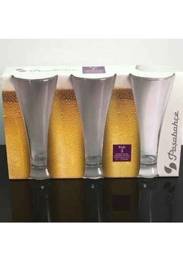 Paşabahçe Pub Bira Bardak - Bira Meşrubat Bardağı 3'lü 42199