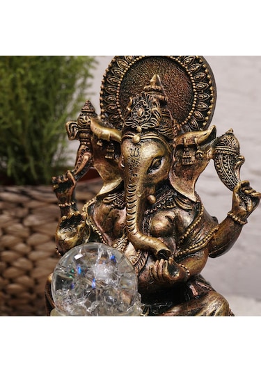 Zen Ganesha Temalı Eskitme Şu Şelalesi