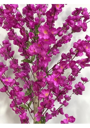 Yapay Ağaç Bahardalı Ağacı Mor Japon Kiraz Çiçeği Sakura Çiçeği 1