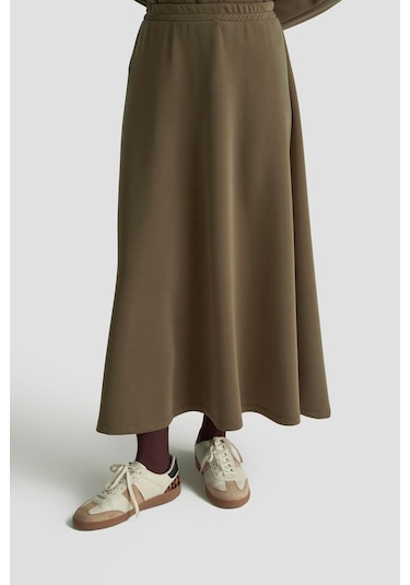 Armine Düğme Detaylı Örme Takım 25kd1805 Haki Haki