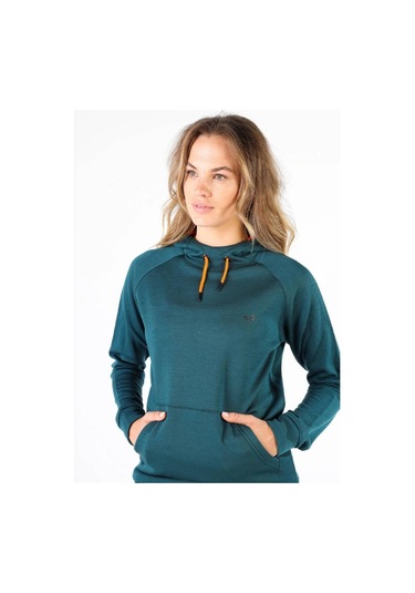 Woolona Scout Unisex Kapüşonlu Sweatshirt - Gre Green
