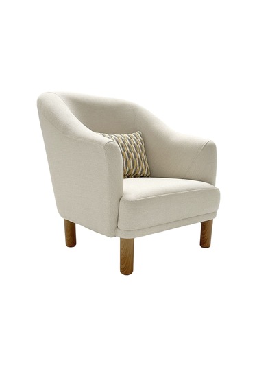 Vipa Bohem Tekli Berjer Koltuk, Açık Gri, Modern Şık Tasarım, Salon Ve Oturma Odası İçin Açık Gri