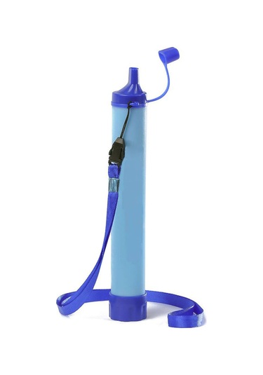 Teltree Acil Durumlar İçin Taşınabilir Su Filtresi, Kamp Ve Doğa Yürüyüşlerinde Kullanım İçin Pratik Çözüm, 1500l Kapasiteli. Mavi