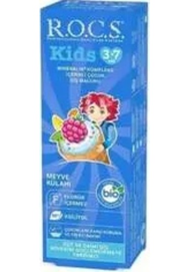Rocs Kids 3-7 Meyve Külahı Diş Macunu